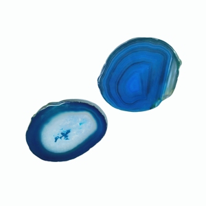 Posavasos de Geoda de Ágata Azul de Lujo, Base para Bebidas de Piedra Natural, Elegante Portavasos de Cristal para Bodas y Regalos - Product Image 4