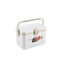 Glacière de pêche portable en ABS, isotherme, pour le stockage d'appâts vivants, multicolore, boîte thermique portable 10L/14L/18L, utilisation en mer et en eau douce