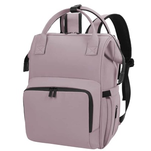 PU Leather Minimalist Women <b>Backpack</b> <b>Large</b> Capacity Square Zipper Fashion Shoulder Bag Bulk - Product Image 1