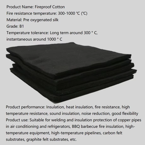 Fireproof insulation <strong>cotton</strong>, copper pipe welding flame retardant <strong>cotton</strong>, pre oxidized <strong>wire</strong> fireproof <strong>cotton</strong> - Product Image 3