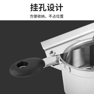 Stainless Steel Manual Juicer Multi Functional Household <b>Potato</b> Watermelon Lemon Juicer With Changing Mesh - Product Image 4