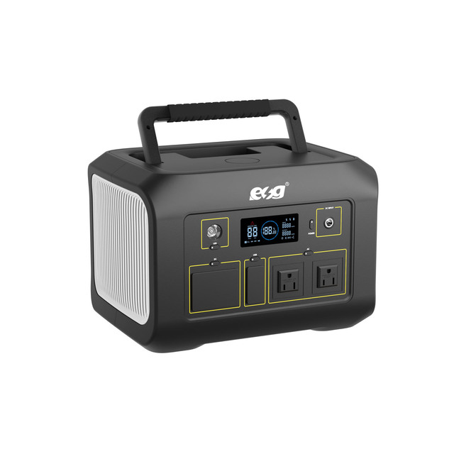 High Quality Set Outdoor 110v 220v Solar Generator Emergency Camping 600W LiFePO4 Battery Portable System