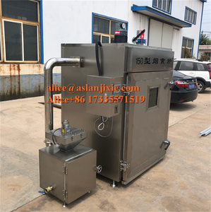 200kg saucisse production ligne machines/ salami fumer ligne de production/jambon lard fumer four - Product Image 5