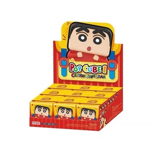 POPMART คราเวย์ชินจัง POP CUBE ซีรีส์ 1 <span class=keywords><strong>2</strong></span> 3 กล่องสุ่มฟิกเกอร์ของสะสม โมเดลของเล่น ของตกแต่งโต๊ะ ของขวัญ - Product Image 1