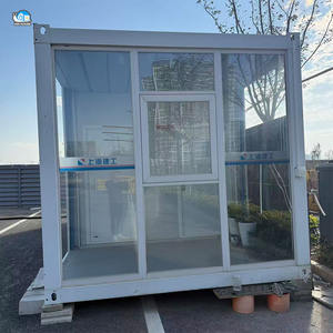 Outdoor-Wintergarten Glas-Fertighaus Hochwertiges Glas-Gewächshaus Container-Haus - Product Image 2