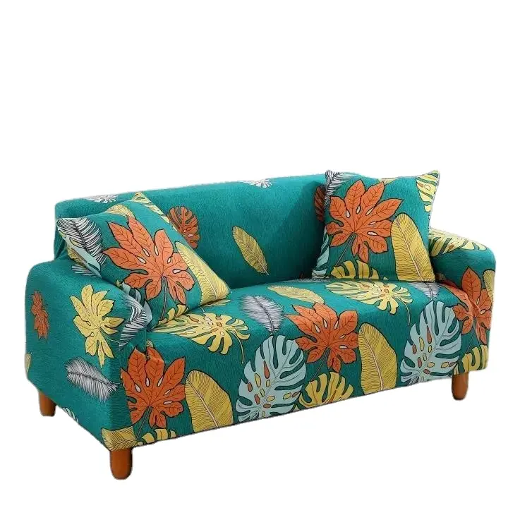 Yeni tasarım orta doğu tarzı çiçek desen elastik kanepe kılıfı 4 boyutları kesit kanepe kanepe ev için kapakları