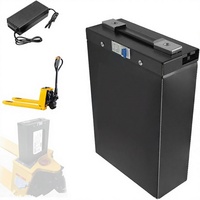 Batterie pour transpalette électrique 48V 10Ah 30Ah, batterie lithium 24V 20Ah pour transpalette électrique, chariot élévateur, chargeur de moteur