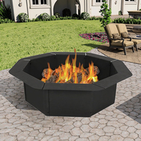 Le plus populaire foyer électrique sans fumée moderne couleur rouillée avec accessoire de poker pour jardin décoratif utilisation en extérieur
