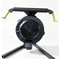 Simulador de Esquí con Resistencia al Aire para Montar en la Pared, Ahorra Espacio, Montable en Rack, Equipo Funcional para Gimnasio y Fitness