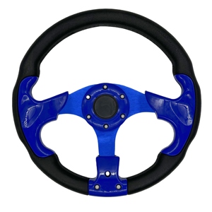 <span class=keywords><strong>12</strong></span>.5인치 블루 플라스틱 PU 유니버설 골프 카트 스티어링 휠 보트 스티어링 휠 - Product Image 1