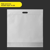 Sacs de Courrier Transparents Mat CPE avec Poignée Longue – Sacs d'Emballage PE Auto-adhésifs pour E-commerce Transfrontalier