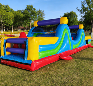 Parcours d'obstacles gonflable <span class=keywords><strong>de</strong></span> 40 pieds / château gonflable commercial en liquidation, château gonflable / château gonflable à sauter commercial à vendre - Product Image 6