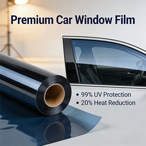 <span class=keywords><strong>Film</strong></span> teinté pour vitres de voiture en céramique nano, contrôle de la chaleur solaire, protection UV, <span class=keywords><strong>film</strong></span> solaire 2 plis, 5%-70% VLT, prix usine - Product Image 5