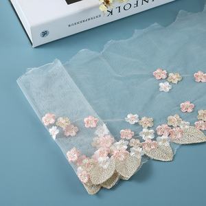 Encaje <span class=keywords><strong>de</strong></span> Alta Calidad en Existencia, Tela <span class=keywords><strong>de</strong></span> Encaje Bordado <span class=keywords><strong>de</strong></span> 21 cm <span class=keywords><strong>de</strong></span> Ancho, Cinta <span class=keywords><strong>de</strong></span> Encaje Floral <span class=keywords><strong>para</strong></span> <span class=keywords><strong>Vestidos</strong></span> <span class=keywords><strong>de</strong></span> Novia, Cortinas y Textiles <span class=keywords><strong>para</strong></span> el Hogar - Product Image 3