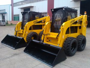 मिनी रबर व्हील स्किड स्टीड लोडर जेसी 75 के पीछे गर्म बिक्री - Product Image 3