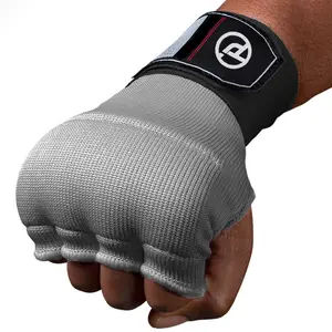 Боксерские перчатки Sanda Gel из ткани под заказ, тянущиеся быстросъемные повязки для рук в стиле муай-тай