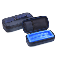 Étui de transport isotherme pour flacons d'insuline avec brique réfrigérante protectrice, organisateur de fournitures pour diabétiques, petit format