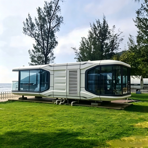 SKYLINE Casa Móvil Cápsula <span class=keywords><strong>Espacial</strong></span>, Salón de Té, <span class=keywords><strong>Estación</strong></span> para Puntos Turísticos al Aire Libre, Almacén Apple, Salón para Celebridades de Internet, Casa Contenedor - Product Image 3