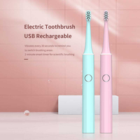 Brosse à dents électrique sonique personnalisée utilisant la technologie sonique, design simple et prise en main confortable, soin buccal