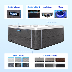 Jacuzzi Rectangular de Acrílico Ecológico Moderno y de Lujo con Control <span class=keywords><strong>Balboa</strong></span>, para 6 a 8 Personas, con 5 Años de Garantía - Product Image 6