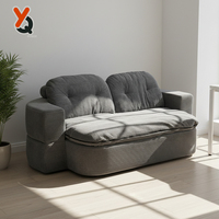 Canapé-lit modulaire compressé sous vide, mousse haute densité 3D, haute résilience, ergonomique, amovible, lavable, personnalisable