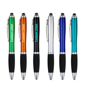 कस्टम फुल-रंग Uv मुद्रित विज्ञापन बॉलपॉइंट पेन 1.0 मिमी लेखन चौड़ाई प्लास्टिक व्यवसाय कार्यालय निकाय टच स्क्रीन लोगो के साथ - Product Image 5