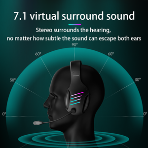 <span class=keywords><strong>Casque</strong></span> Gaming Filaire RGB 7.1 Surround le Moins Cher, Oreillettes USB 3.5mm pour <span class=keywords><strong>PS4</strong></span> - Product Image 3