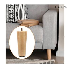 4 inch Vòng gỗ rắn đồ nội thất Chân ghế <span class=keywords><strong>sofa</strong></span> bằng gỗ chân nhà tự làm dự án thay thế gỗ nội thất tủ Ghế chân - Product Image 1