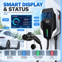 Borne de recharge murale pour VE GB/T 7kW 11kW 22kW RFID Plug & Charge Station de recharge AC pour domicile CE Fournisseur commercial en gros OEM