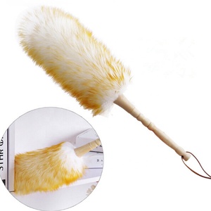 <span class=keywords><strong>Plumeau</strong></span> en laine longue de qualité supérieure, écologique, <span class=keywords><strong>lavable</strong></span>, pour la maison, le bureau, la voiture - Product Image 1