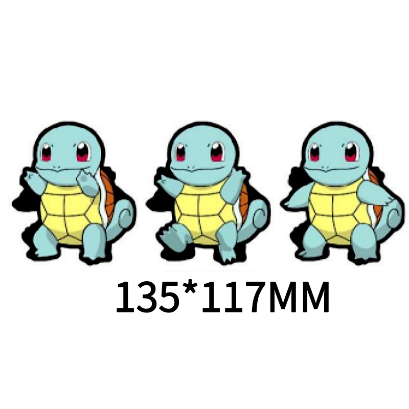 Новый 1 Покемон Пикачу Иллюзия 3D градиентная наклейка Squirtle Gengar супер мечта нейтральная Автомобильная наклейка прочный ПВХ виниловый декоративный