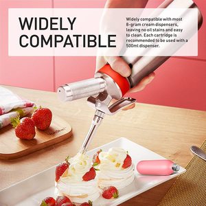 Lesoowhip Food Grade 8 <strong>G</strong> Cream Whip Charger UK Wholesale 8 Gram Whipped Cream Charger Cartridges - Product Image 3