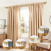 Tringle à rideau invisible de style moderne, tringle à rideau dissimulée, tringle à rideau à profil bas, décoration de fenêtre minimaliste, design d'intérieur