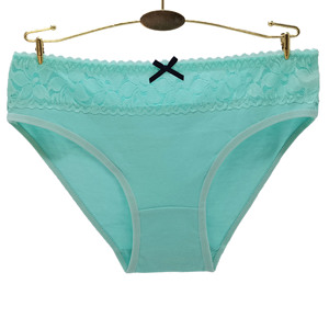 Pantaloncini Sexy in cotone da donna con cintura in pizzo da donna - Product Image 4