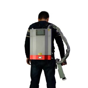 100W 200W 300W xách tay mini loại bỏ bụi xung Ba lô máy làm sạch Laser - Product Image 2