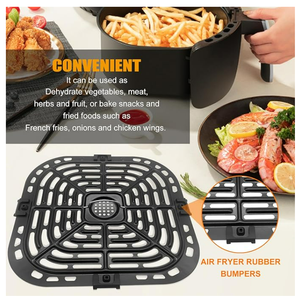 Bandeja <span class=keywords><strong>de</strong></span> Repuesto y Accesorios para <span class=keywords><strong>Freidora</strong></span> <span class=keywords><strong>de</strong></span> <span class=keywords><strong>Aire</strong></span> <span class=keywords><strong>Gourmia</strong></span> GAF685/GAF735 <span class=keywords><strong>de</strong></span> 6 Cuartos (Plato para Asar, Rejilla para Freír) - Apto para Lavavajillas - Product Image 6