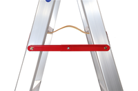 PiCa (PiCa) Pica Corporation Échelles pliantes modernes pour appartements 5 marches 140 cm Aluminium Argent K-150D