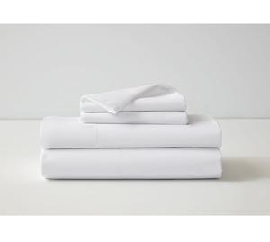 Ensemble de draps de lit pour hôtel 5 étoiles en gros, 100% coton, blanc uni, 400 fils, satin, collection de linge de luxe - Product Image 5