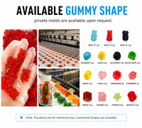 Aangepaste COQ10 Gummies Antioxidanten Gezondheidssupplementen voor Volwassenen Fruit Smaak Hartgezondheid Natuurlijk & Glutenvrij