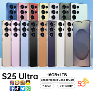 Nouveau <span class=keywords><strong>Smartphone</strong></span> S25 Ultra 7,3 Pouces 5G, Meilleure Vente, <span class=keywords><strong>Prix</strong></span> Usine, 16 Go + 1 To, Double SIM Nano, Débloqué, Haute <span class=keywords><strong>Qualité</strong></span> - Product Image 1