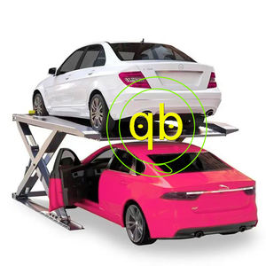 2 Zweistufiges hydraulisches Scheren-Parklift <span class=keywords><strong>system</strong></span> für Fahrzeuge SUV Mechanische Garagen lift ausrüstung Plattform maschinen lösung - Product Image 6