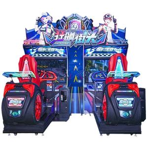 Videojuego de carreras de motos dinámico comercial alto, pantalla doble grande que funciona con monedas para parques de atracciones, más de 6 años en inglés - Product Image 4