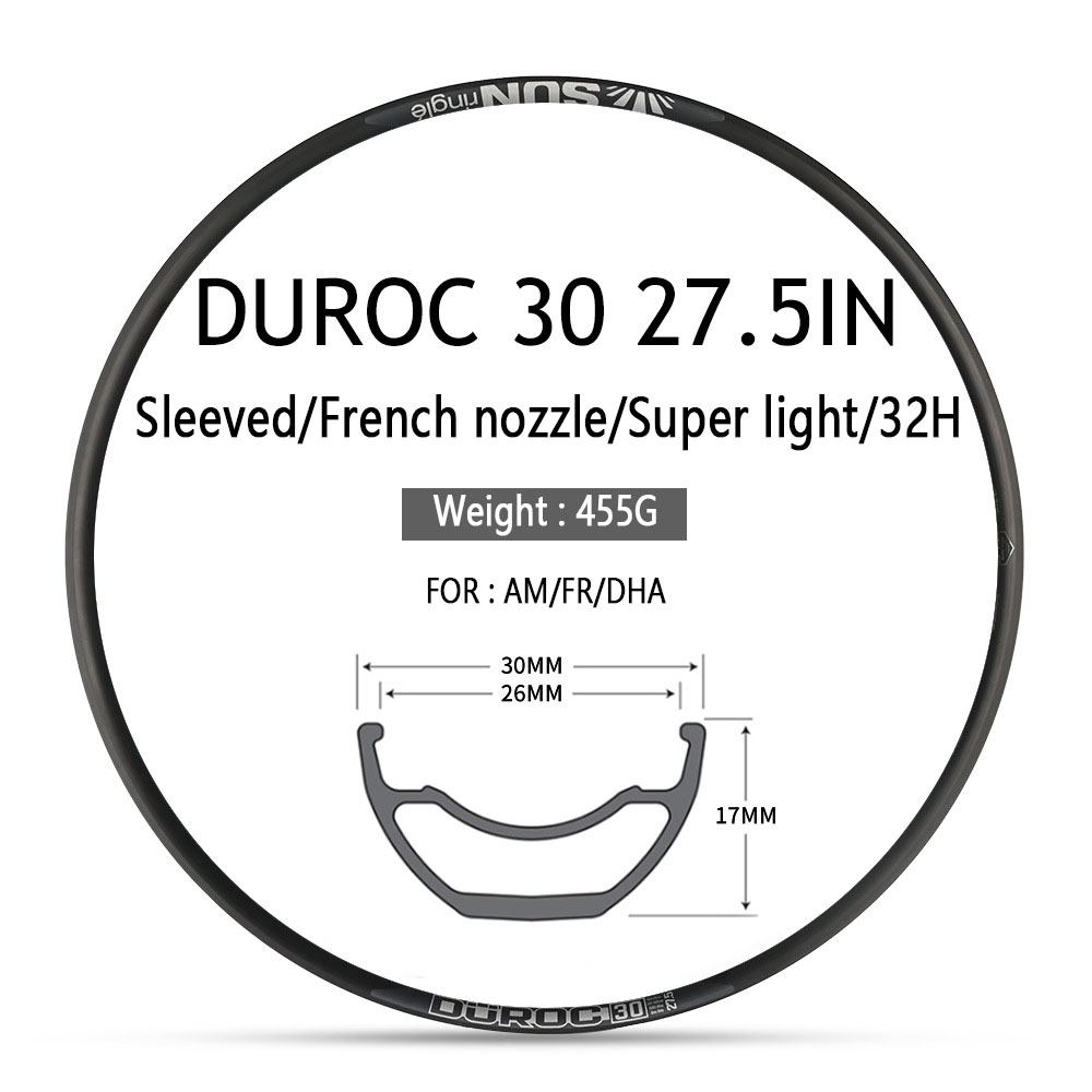 DUROC30 nero 27,5 pollici 32H