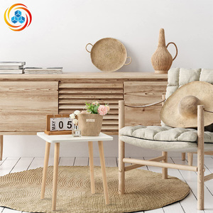 Modern <b>Small</b> Wood Coffee <b>Table</b> with Stable Structure for Living Room Bedroom Apartment Use-Square Design Storage Rack - Product Image 5