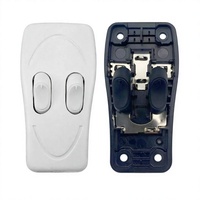 Lampe LED avec interrupteur à double commande ABS 250V CE RoHS, interrupteur à bouton poussoir bidirectionnel pour lampe de sol et de table