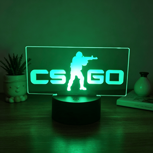 Customized 3D Game Room Desktop Lamp Game Console Icon LED Bedside Night <b>Light</b> - Product Image 2