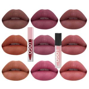 All'ingrosso Logo personalizzato vegano rossetto liquido per le donne 80 <span class=keywords><strong>colori</strong></span> impermeabili ad alto pigmento finitura opaca Private Label minerale - Product Image 1