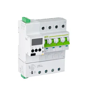 100A 30mA 100ma 300ma adjustable 3P+N 6KA Electronic Type RCBO Circuit Breakers reclosing auto recloser smart recloser