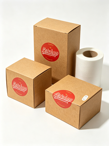Customised waterproof vinyl sticker rolls for brand logos, round seals and commercial signage; food packaging labels - Product Image 4