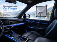 Adaptor Charger Mobil Starlink Mini untuk Pemantik Rokok DC 30V 2A dengan Port USB C untuk RV, Truk, Kapal, Internet Satelit